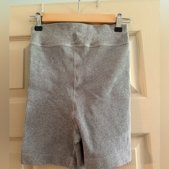 free people movement Pants - Free People Movement Small Gray Women's Ribbed Shorts